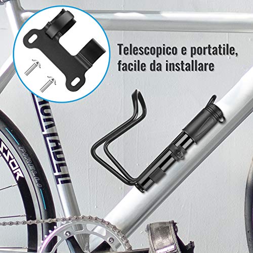 Pompa bici portatile con Tubo Nascosto più economica